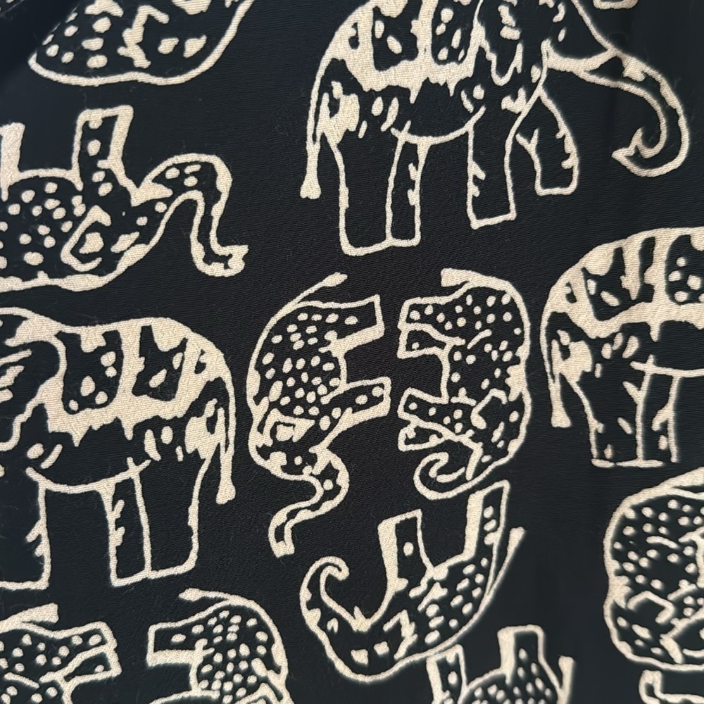 Anthropologie Maeve Noronha elephant printed mini dress animal print - Picture 6 of 10